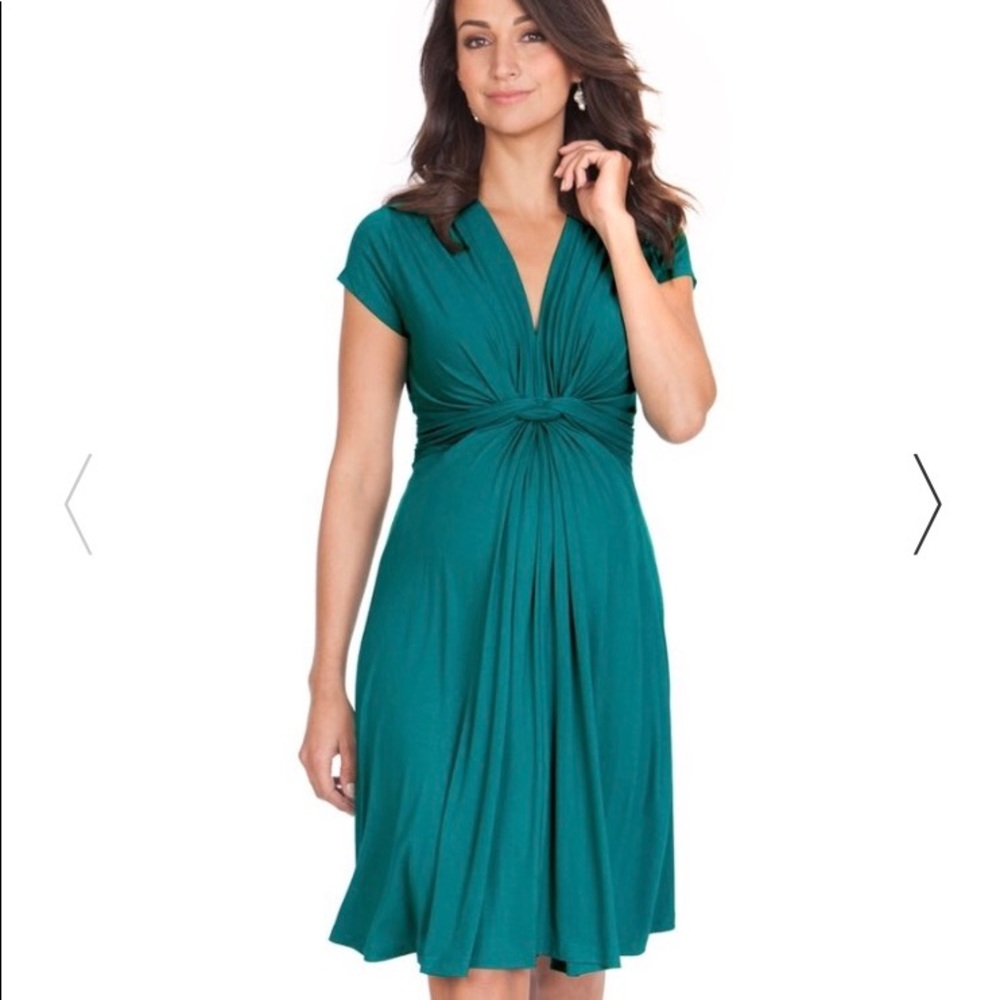 Seraphine Knot Front Maternity Dress, size 6